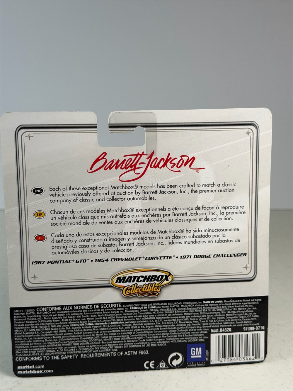 Matchbox Collectibles Barrett-Jackson 1954 Chevrolet Corvette - Picture 8 of 8